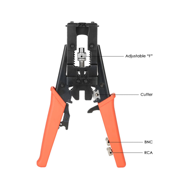 Adjustable Coax Compression Plier